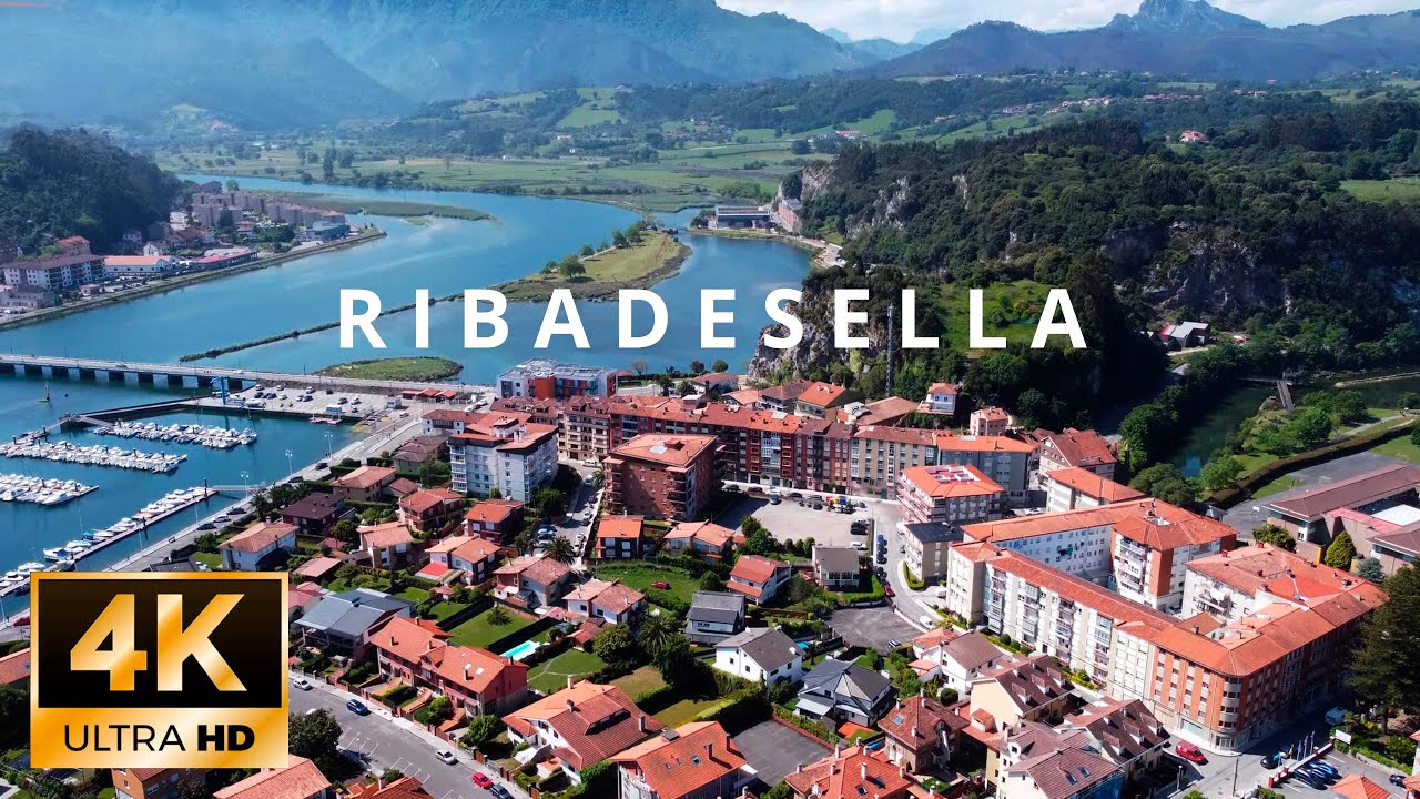 Asturias from Above: Ribadesella to Cantabrian Sea Drone Tour, Spain Nov 2023 (4K & RelaxationMusic)