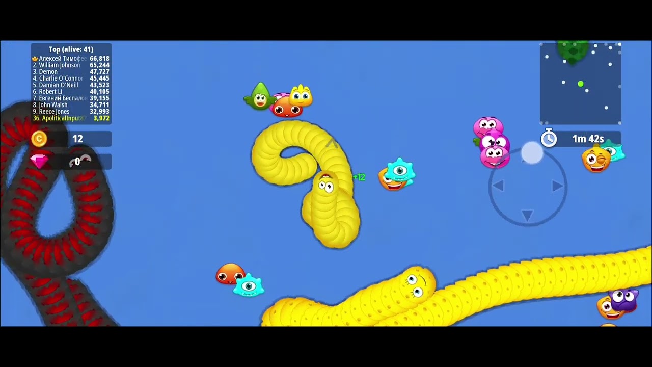 Saamp wala gameWorms King Worms Zone Gameplay Worms King #games #cacingbesar #snake
