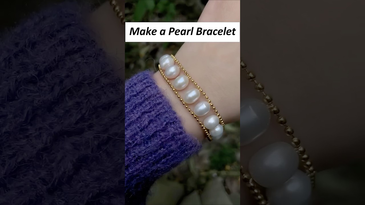 Make a freshwater pearl bracelet wedding essential with these seedless pearls!✨