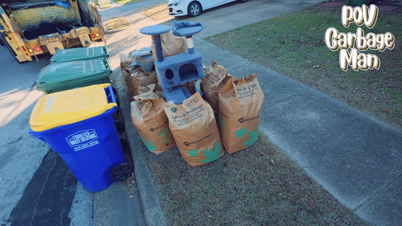 Bulky Manual Collection POV - Garbage Man | 4K Full UHD ASMR