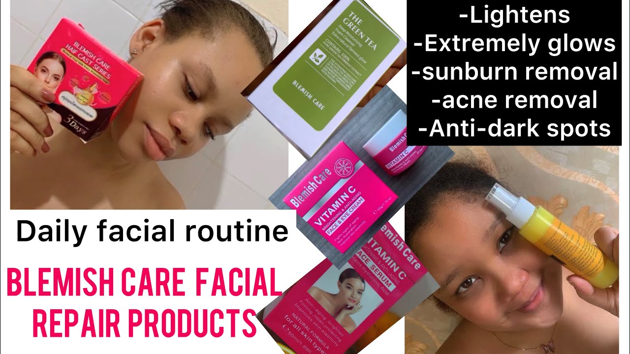 Best Blemish care facial products for  flawless & spotless face