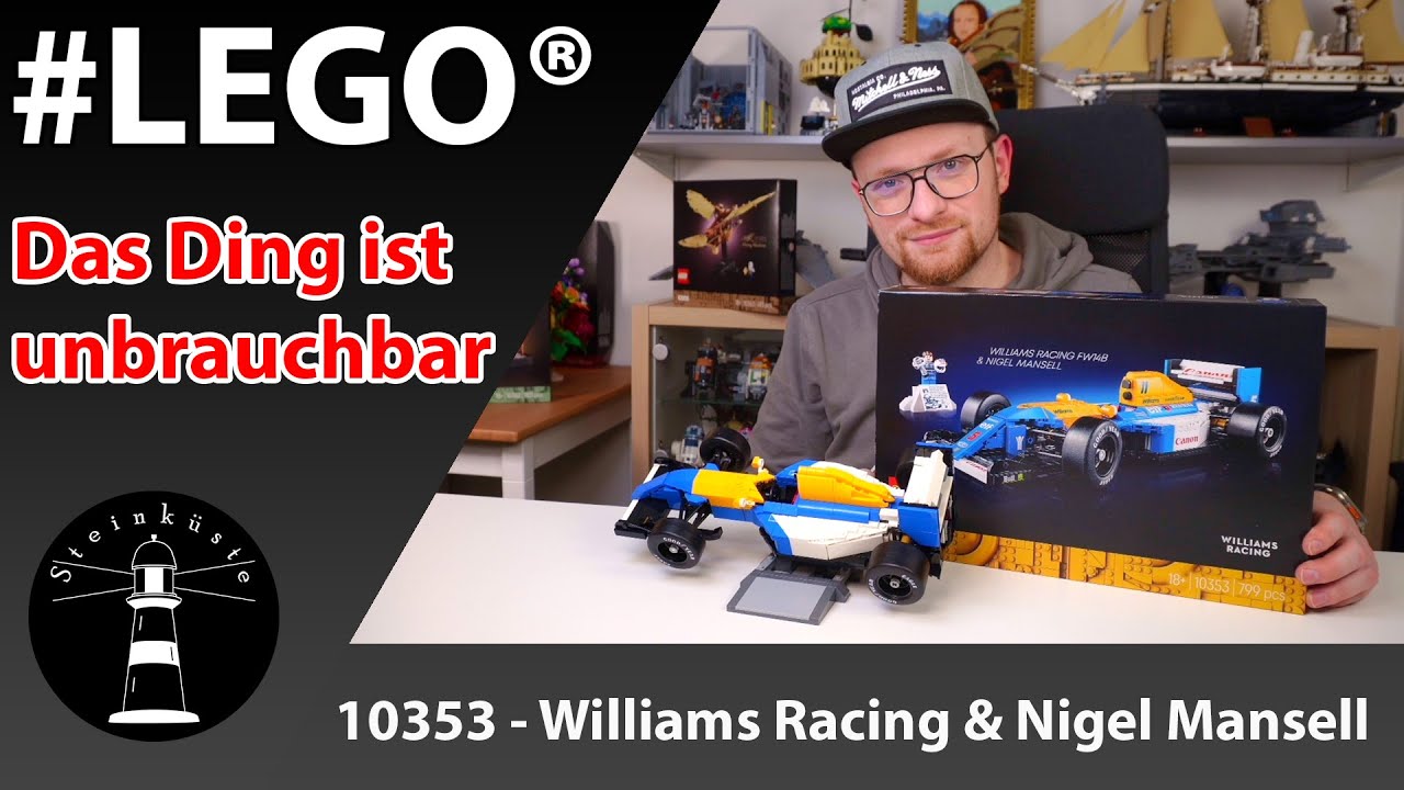Absolut SCHRECKLICH sie wollen uns MÜLL unterjubeln - LEGO® 10353 Racing FW14B Nigel Mansell #lego