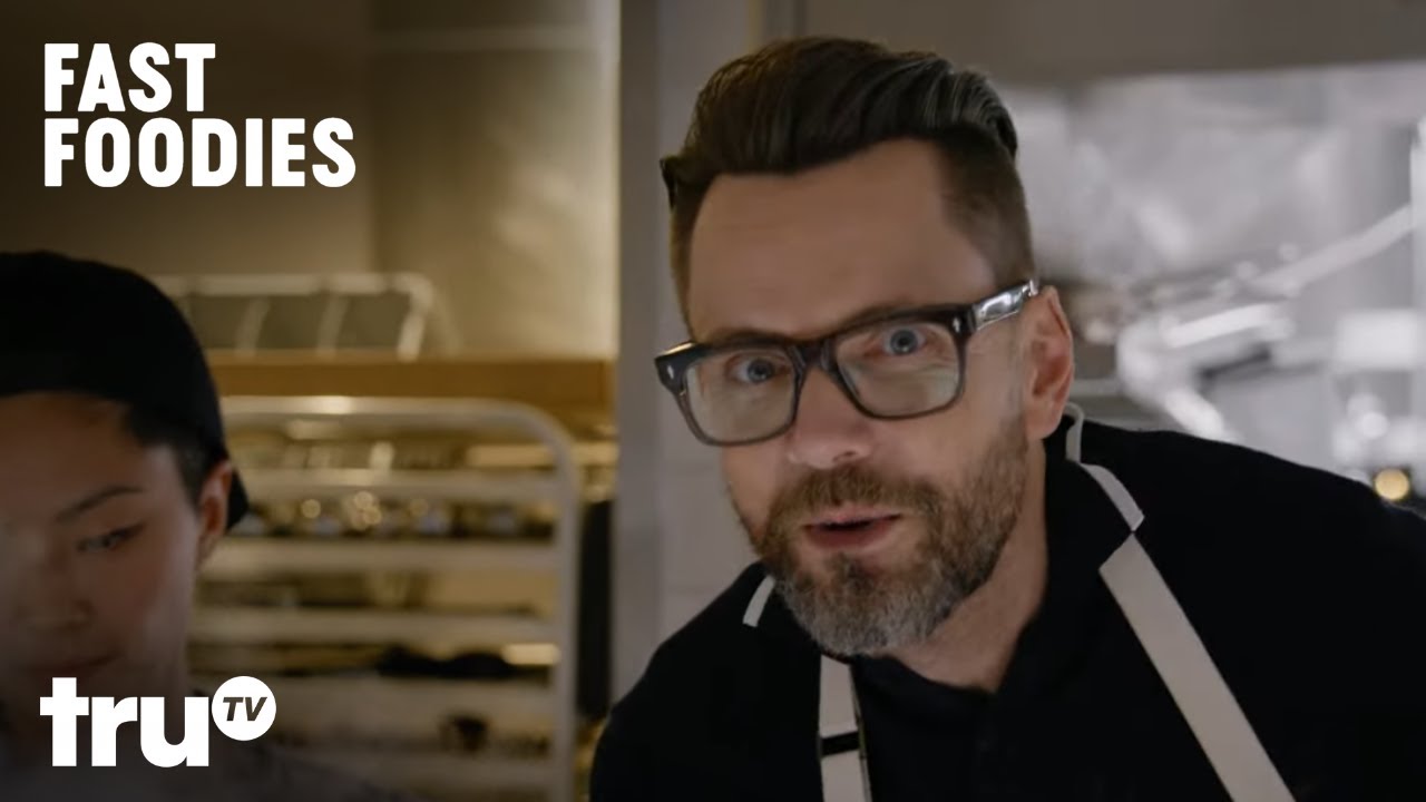 Fast Foodies - Chef Kish Makes Carbonara Dessert For Joel McHale (Clip) | truTV