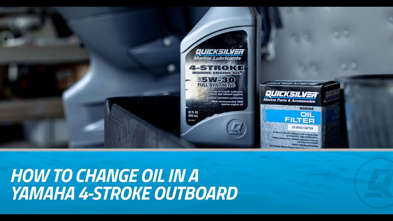 How to Change Oil in a Yamaha Four-Stroke Outboard