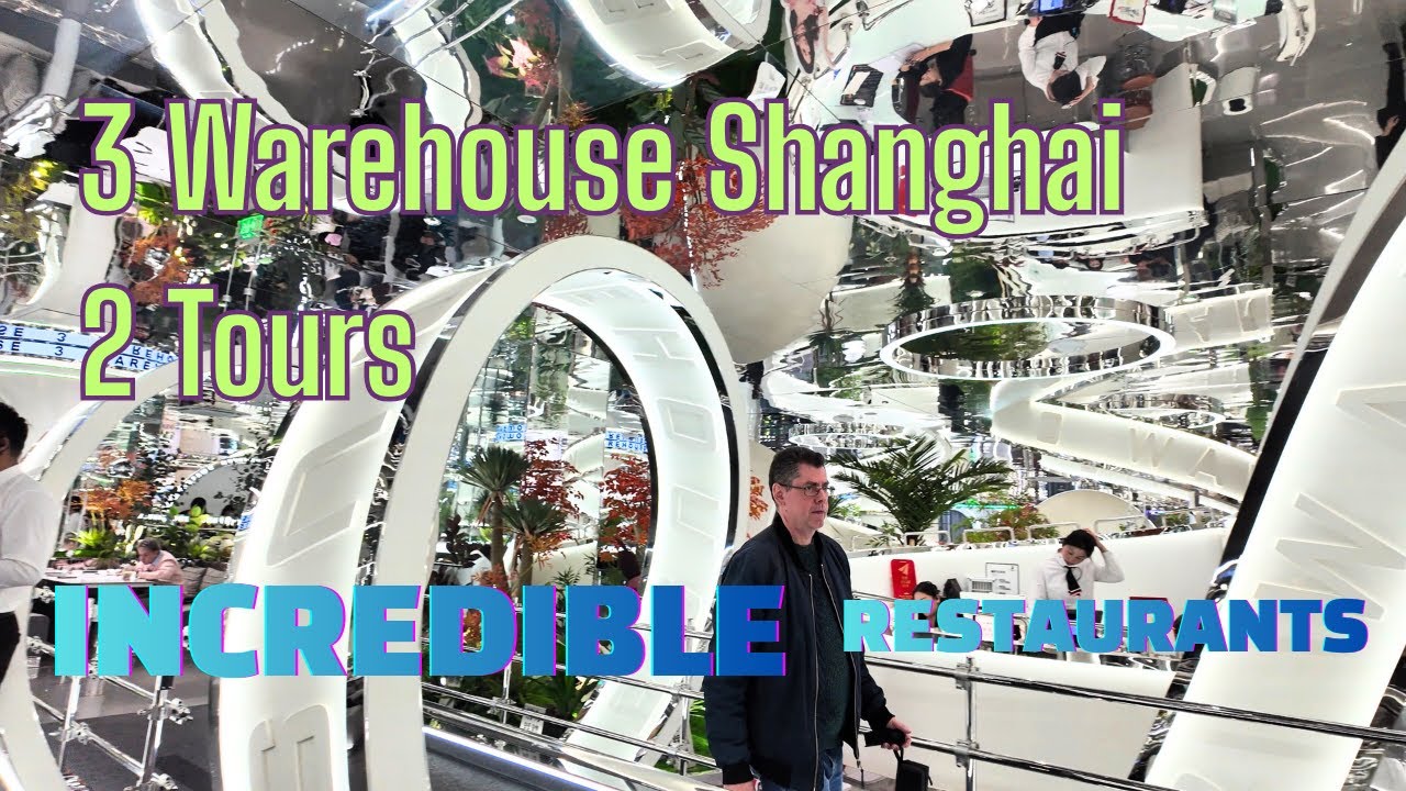 3 Warehouse Shanghai: Amazing Futuristic Restaurant | Visiting 2 Branches!