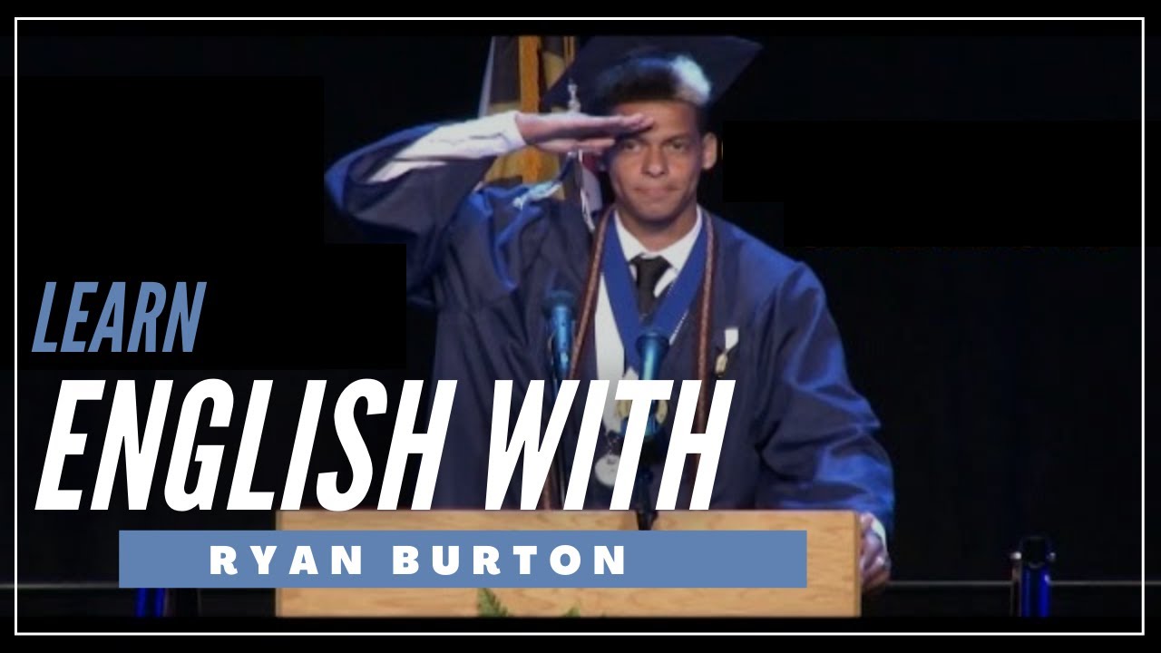 Learn English with Ryan Burton | With Big Subtitles | funny speech |