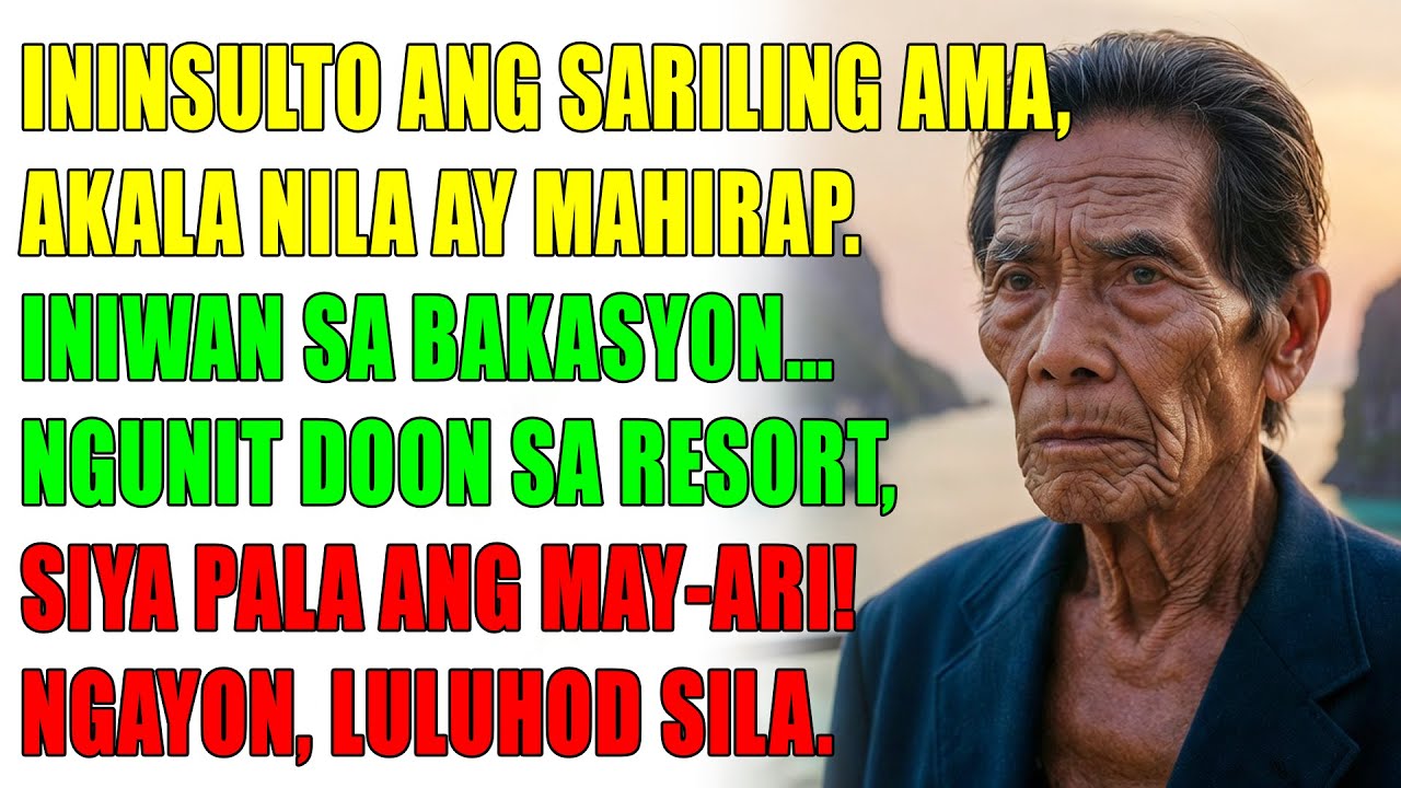 ININSULTO NG MANUGANG: Kinalimutan ang Biyenan sa Bakasyon, Pero sa Resort na iyon...