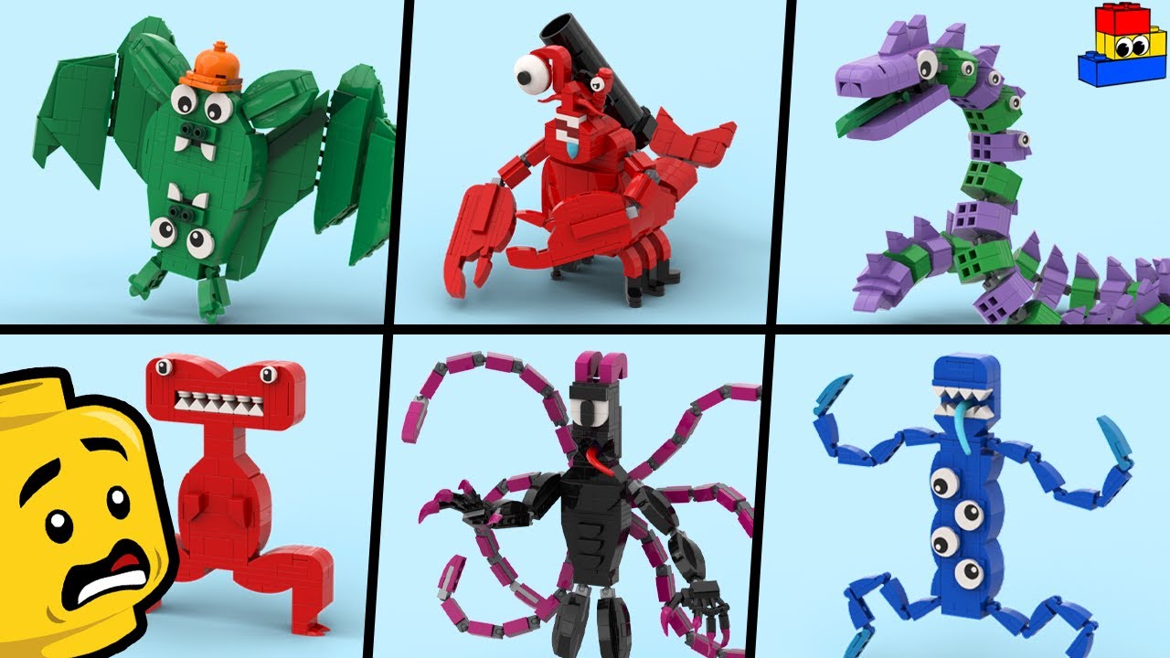 Garten of Banban 4 LEGO Bosses: Nighty Boo, Admiral Krusty, Patched Willy, Badbad, and more
