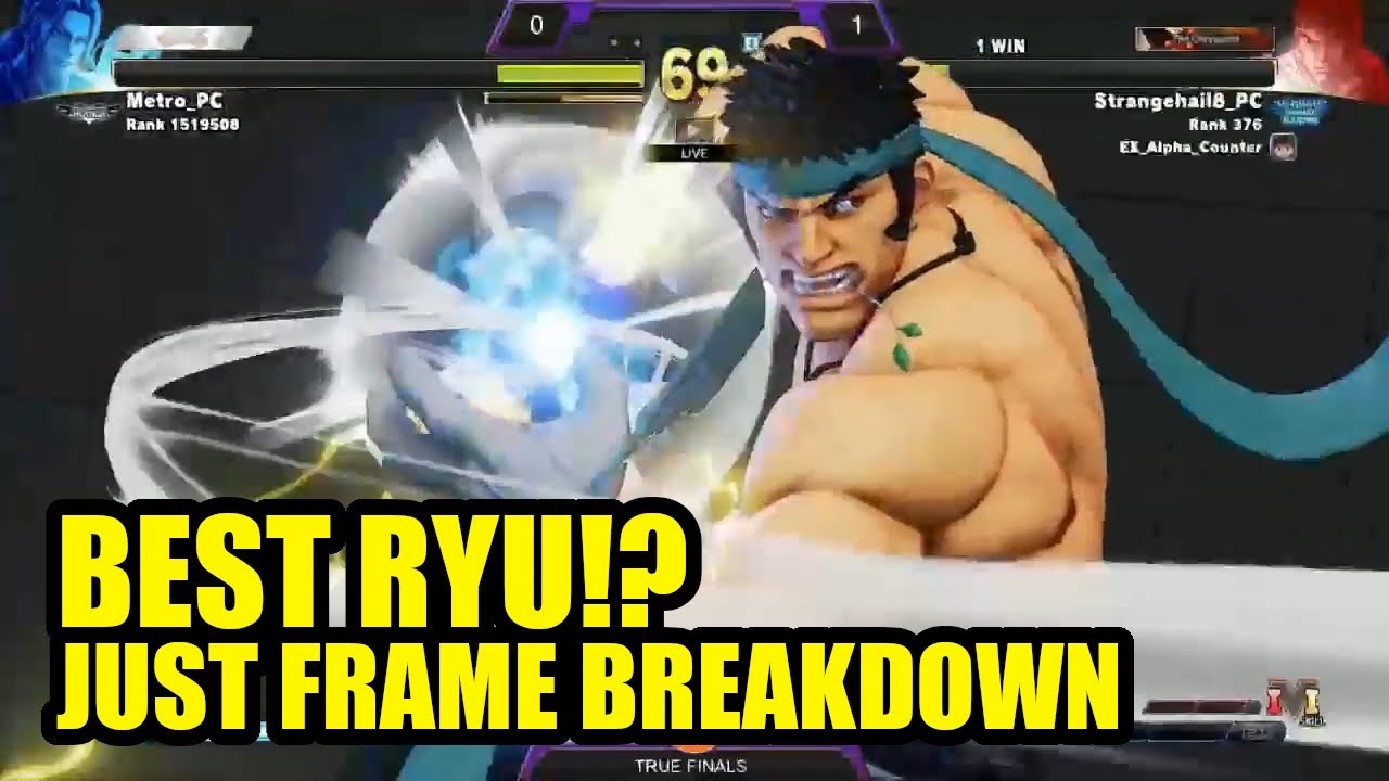 BEST RYU!? #JustFrameBreakdown