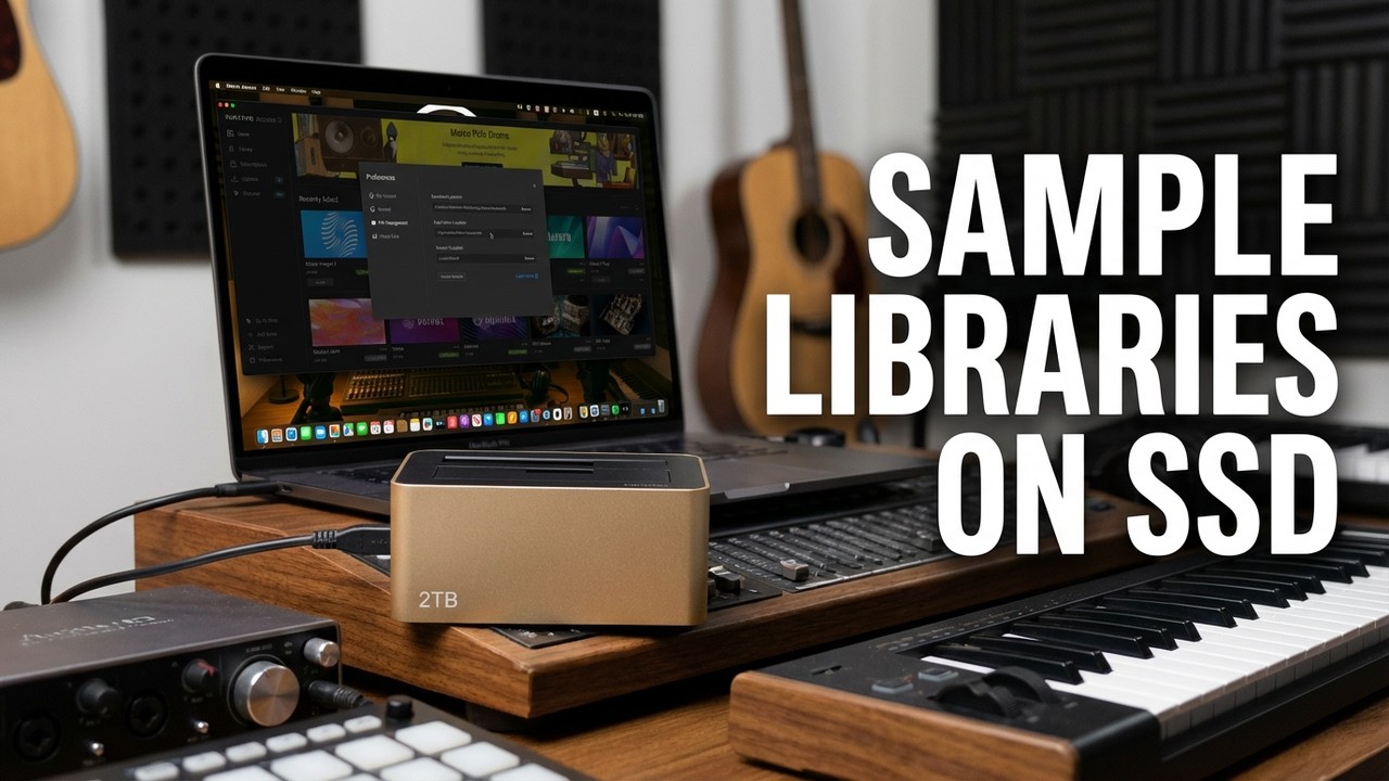 How to move sample libraries onto an external Hard Drive | Kontakt, Spitfire, Splice, Logic Pro