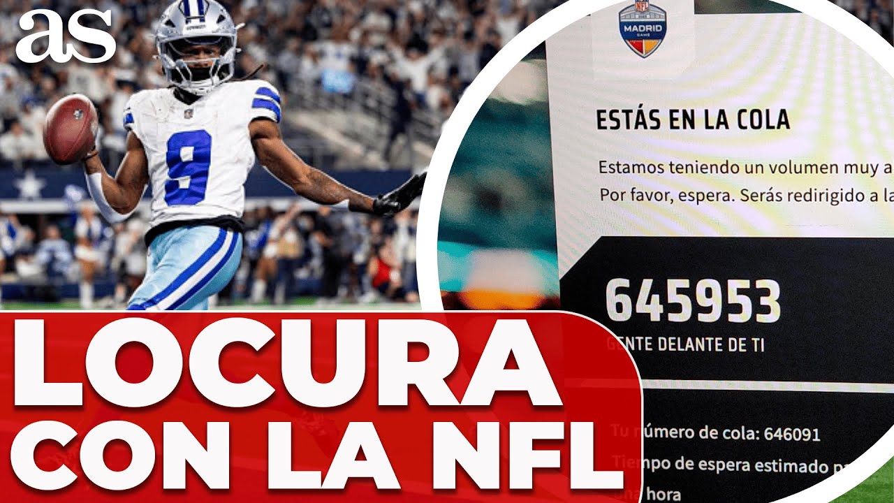 LOCURA en ESPA&Ntilde;A por COMPRAR una ENTRADA para ver la NFL en el SANTIAGO BERNAB&Eacute;U: AS&Iacute; est&aacute; la WEB