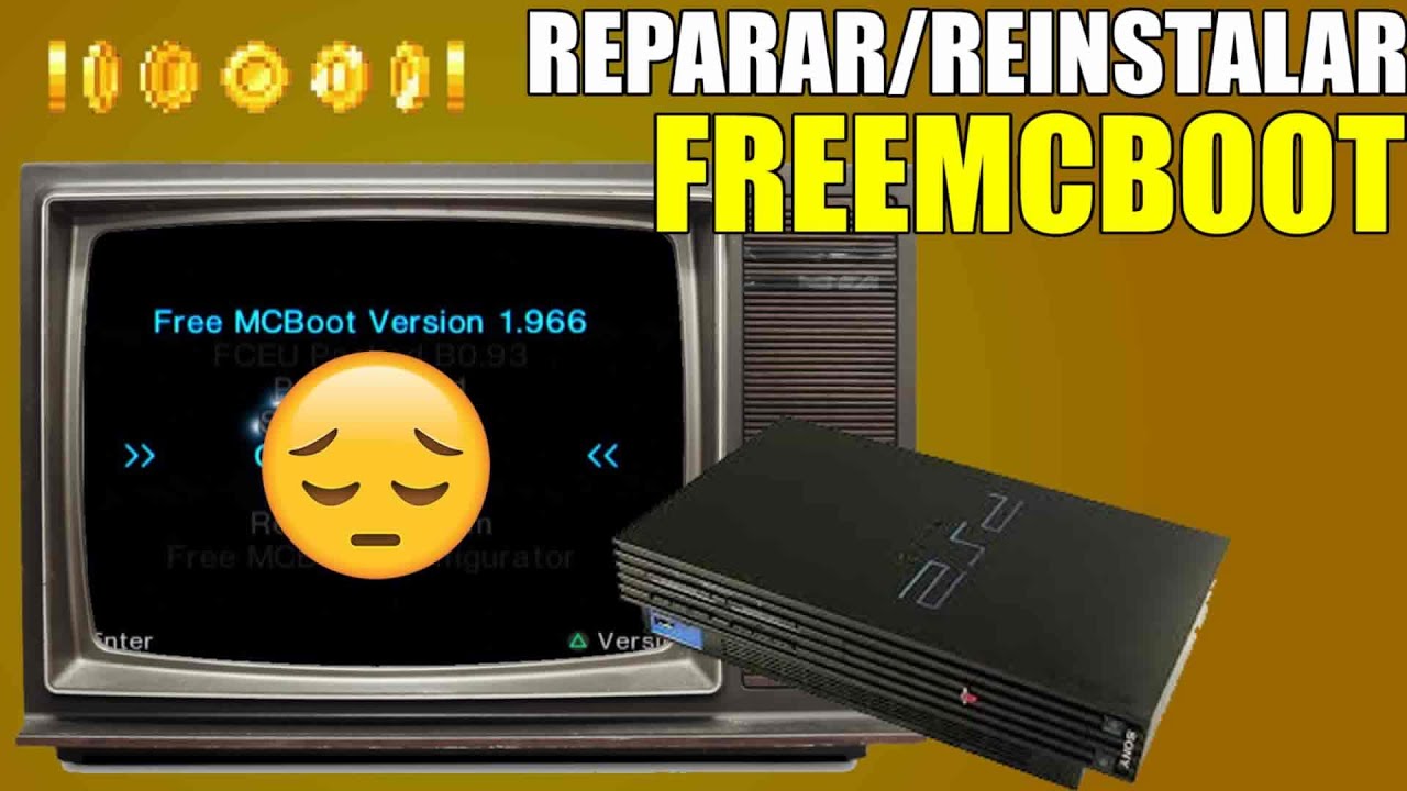 Reparar / Reinstalar Free mc boot de tu consola ps2 play station 2 sin perder nada haciendo respaldo