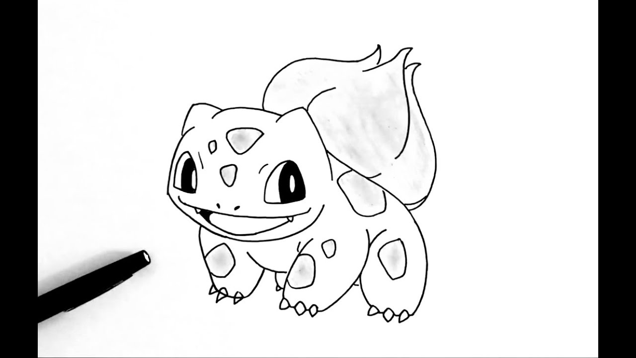 Comment dessiner Bulbizarre - Pok&eacute;mon