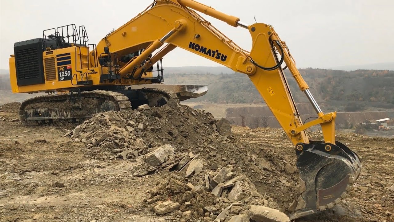 EXCAVATOR KOMATSU PC1250 LOADING KE TRUK HD