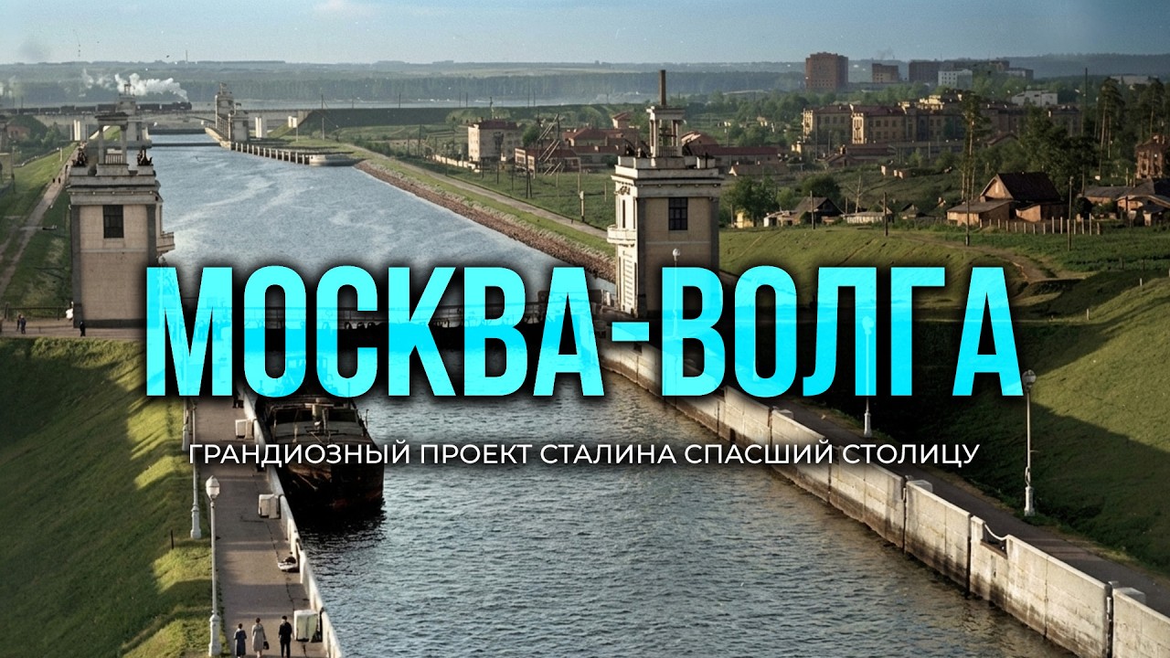 Канал МОСКВА-ВОЛГА - безумный проект СТАЛИНА, который СПАС Столицу СССР