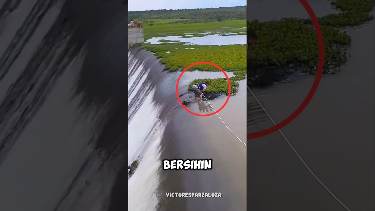 Pahlawan Bendungan yang Berani Turun ke Dalam! ⚠️💧