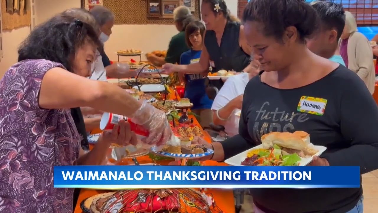Waimanalo Thanksgiving tradition of feeding the homeless and community