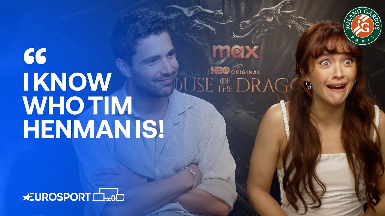 House of the Dragon stars discuss going to Roland Garros! 🎾 | 2024 French Open 🇫🇷