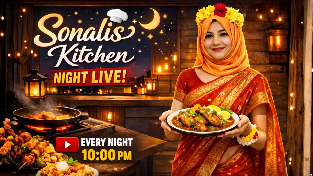 রাতের লাইভে সবাই চলে আস❤️❤️❤️❤️❤️#SonalisKitchen#shortslive