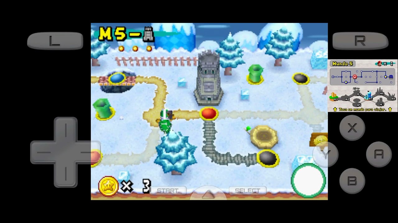 NSMB SIN VIDAS CHALLENGE #4 (FINAL): EL CASTILLO DE NIEVE ME TIENE HASTA ACÁ!!!