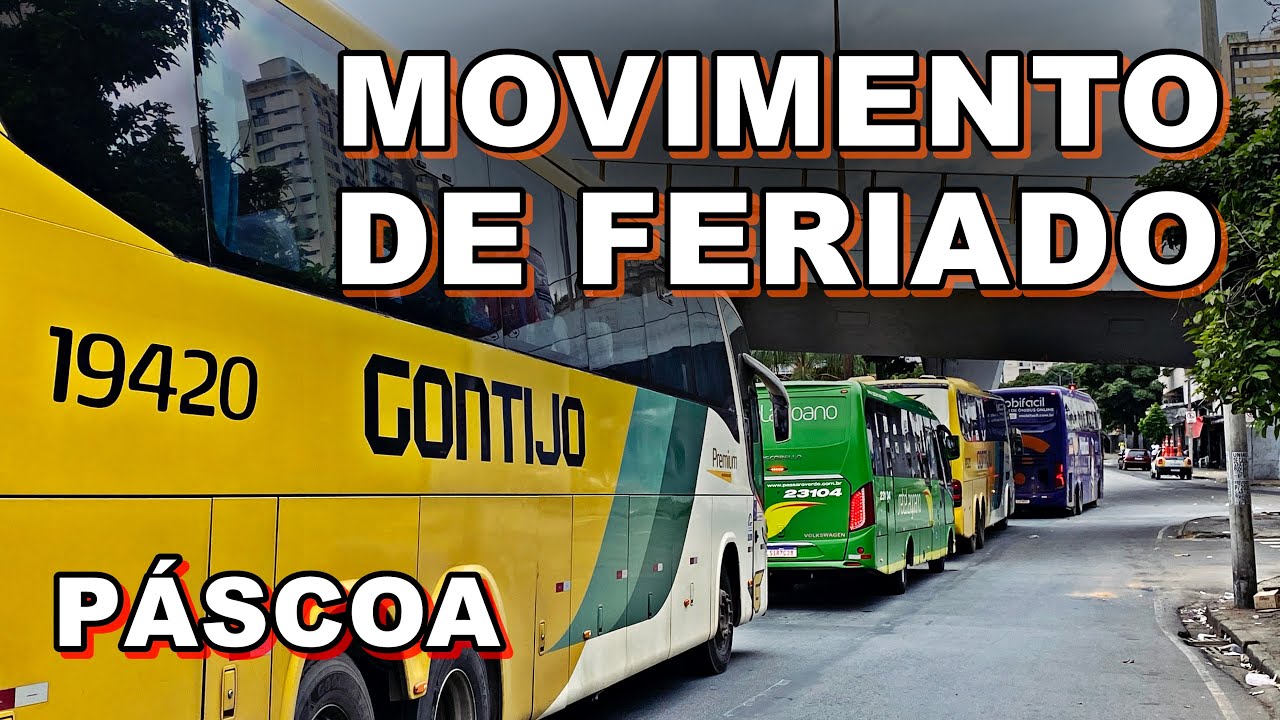 BOMBOU do NADA!! VOLTA de FERIADO! Páscoa e Tiradentes! Rodoviária de BELO HORIZONTE #2