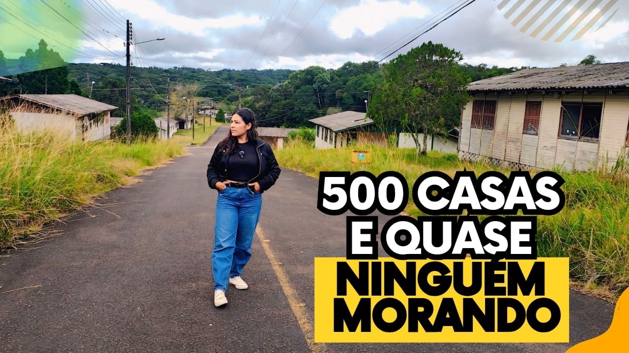 Encontramos uma CIDADE FANTASMA com 500 CASAS e NINGUÉM MORANDO