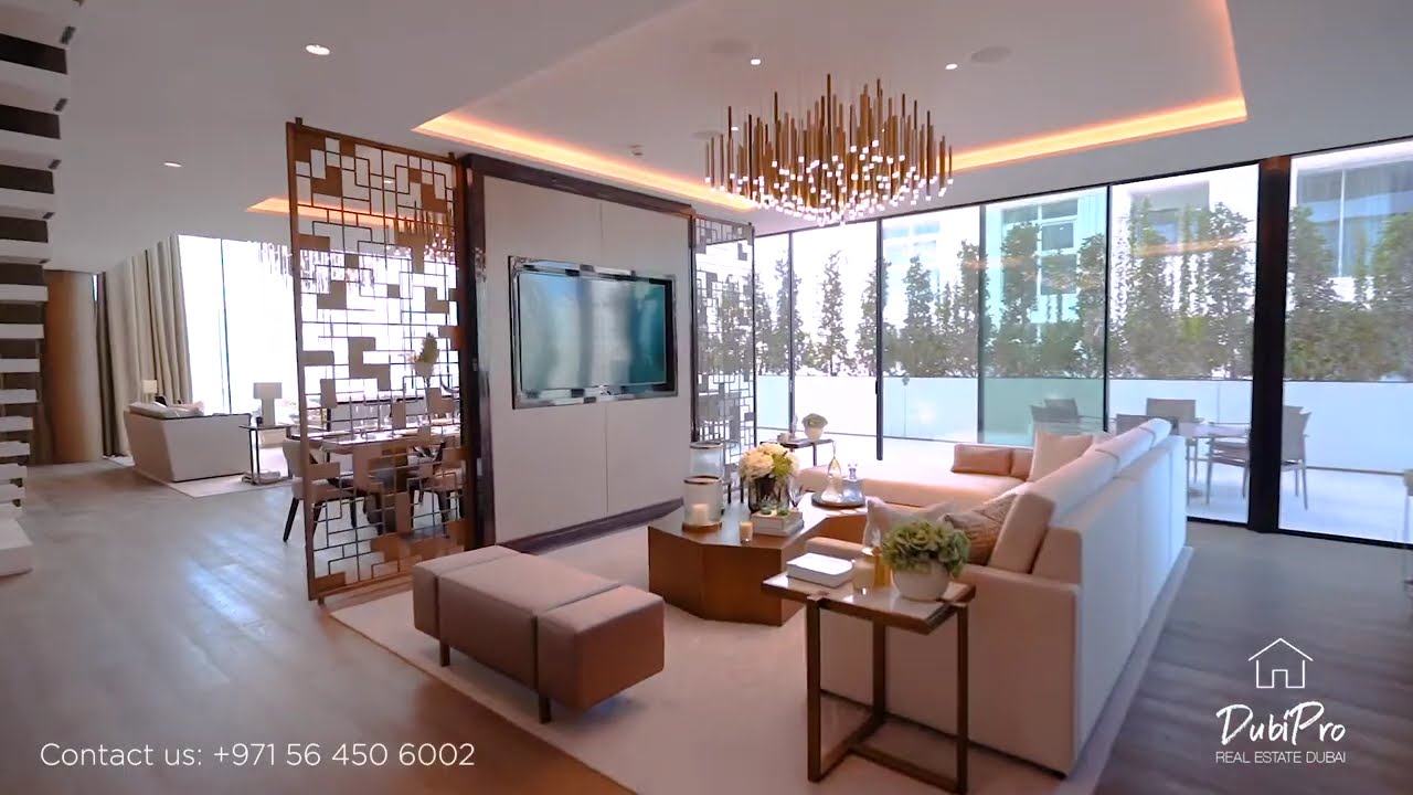 Inside a $6,540,000 One Palm Jumeirah duplex penthouse with full Dubai Marina skyline view