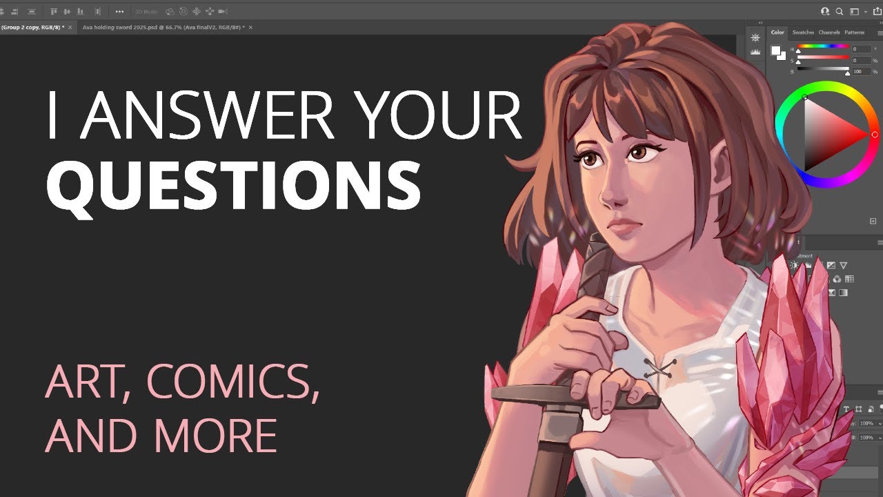 I answer your questions about art and comics!
