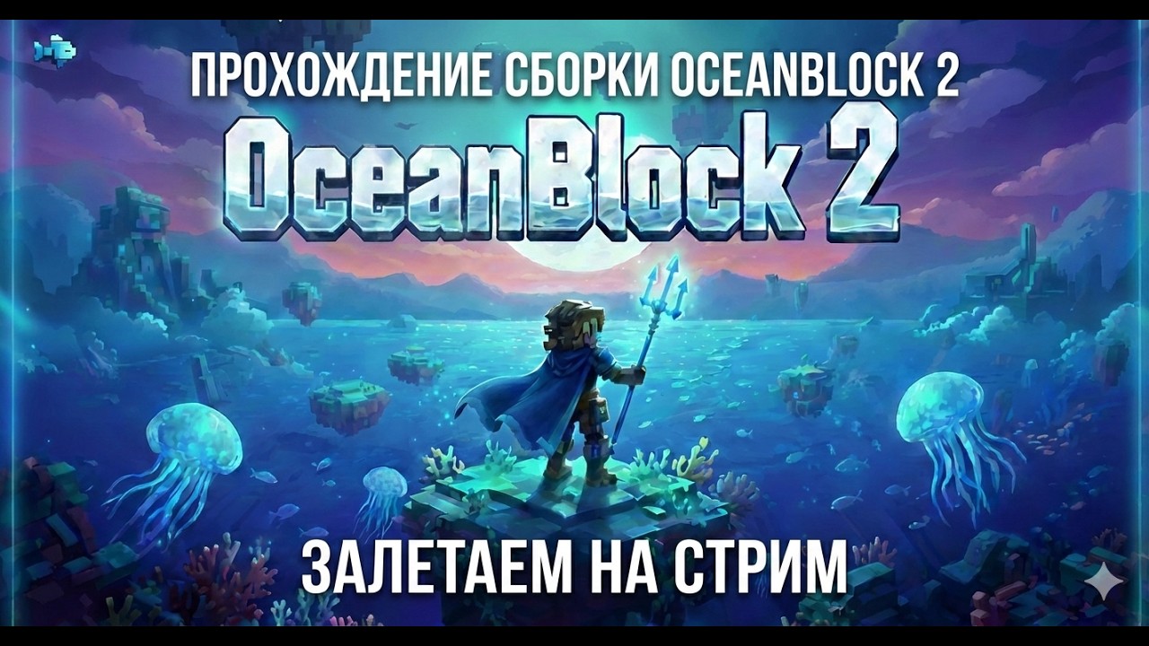 СТРИМ ПО СБОРКЕ OceanBlock 2 МАЙНКРАФТ #klauncher #KLauncher