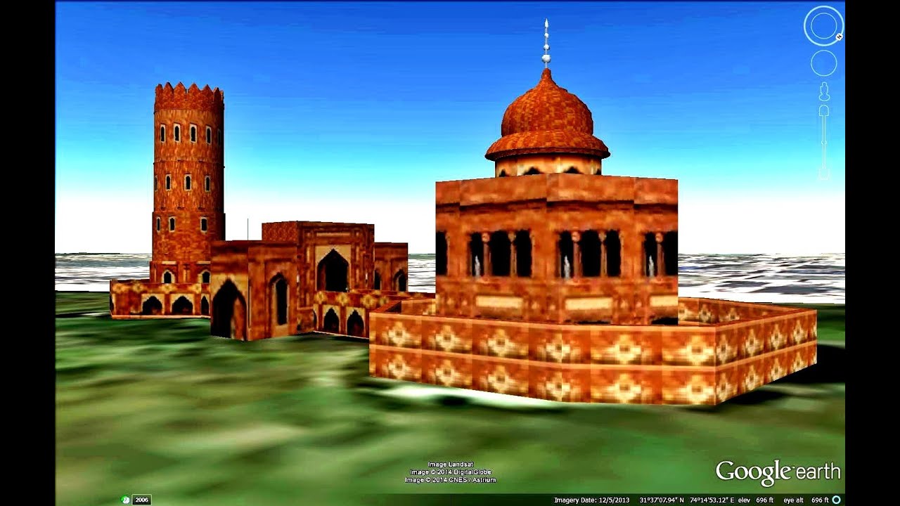 HISTORICAL PLACES OF PAKISTAN IN GOOGLE EARTH  PART  ONE  ( 1/4 )