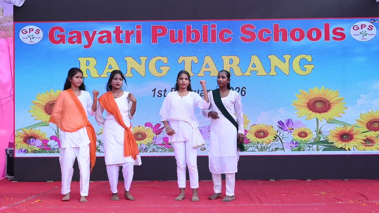 Sandese Aate Hai Dance Performance | Gayatri Public School | Rang Tarang - Annual Function 2026