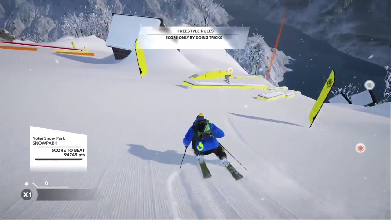 STEEP RECORD- Snow park Breaking on Yotei
