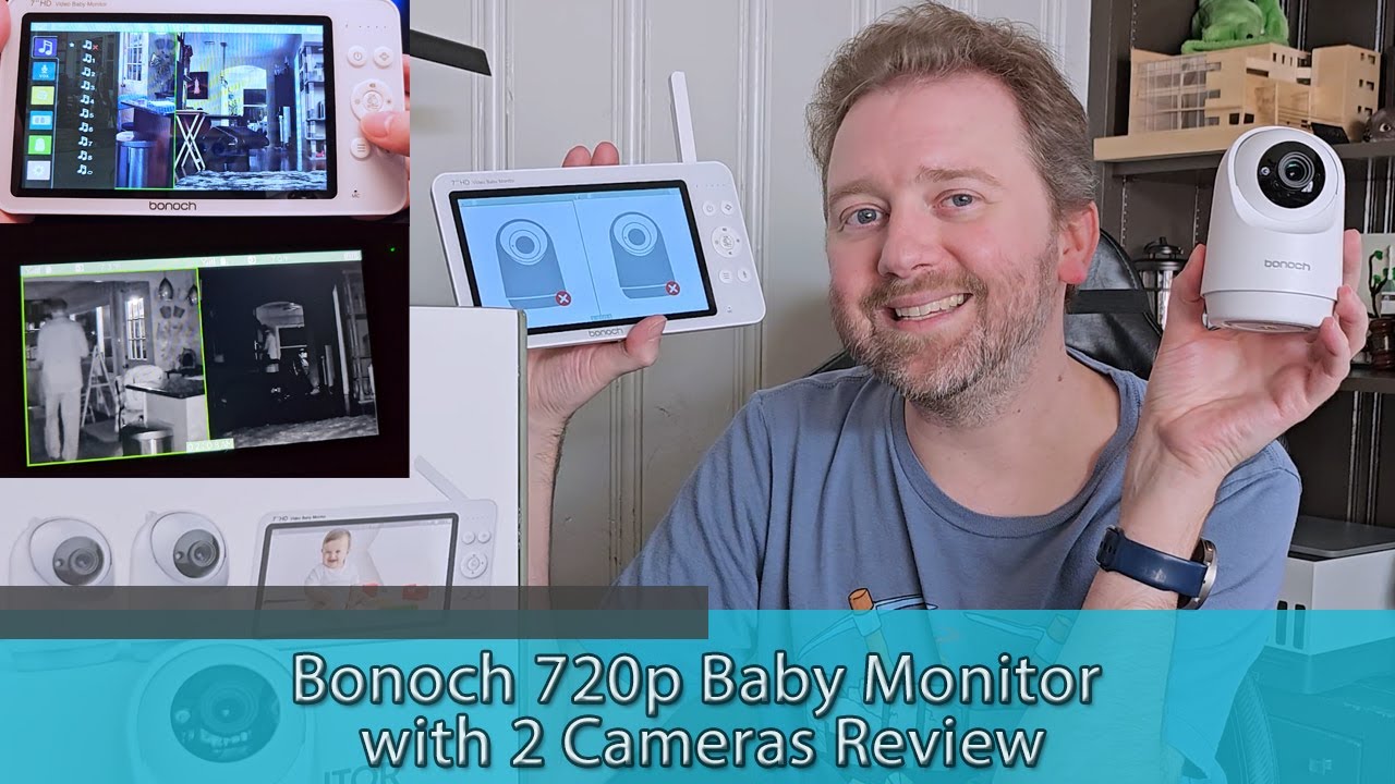 EASY TO USE HOME MONITOR - Bonoch 720p Baby Monitor with 2 Cameras Review