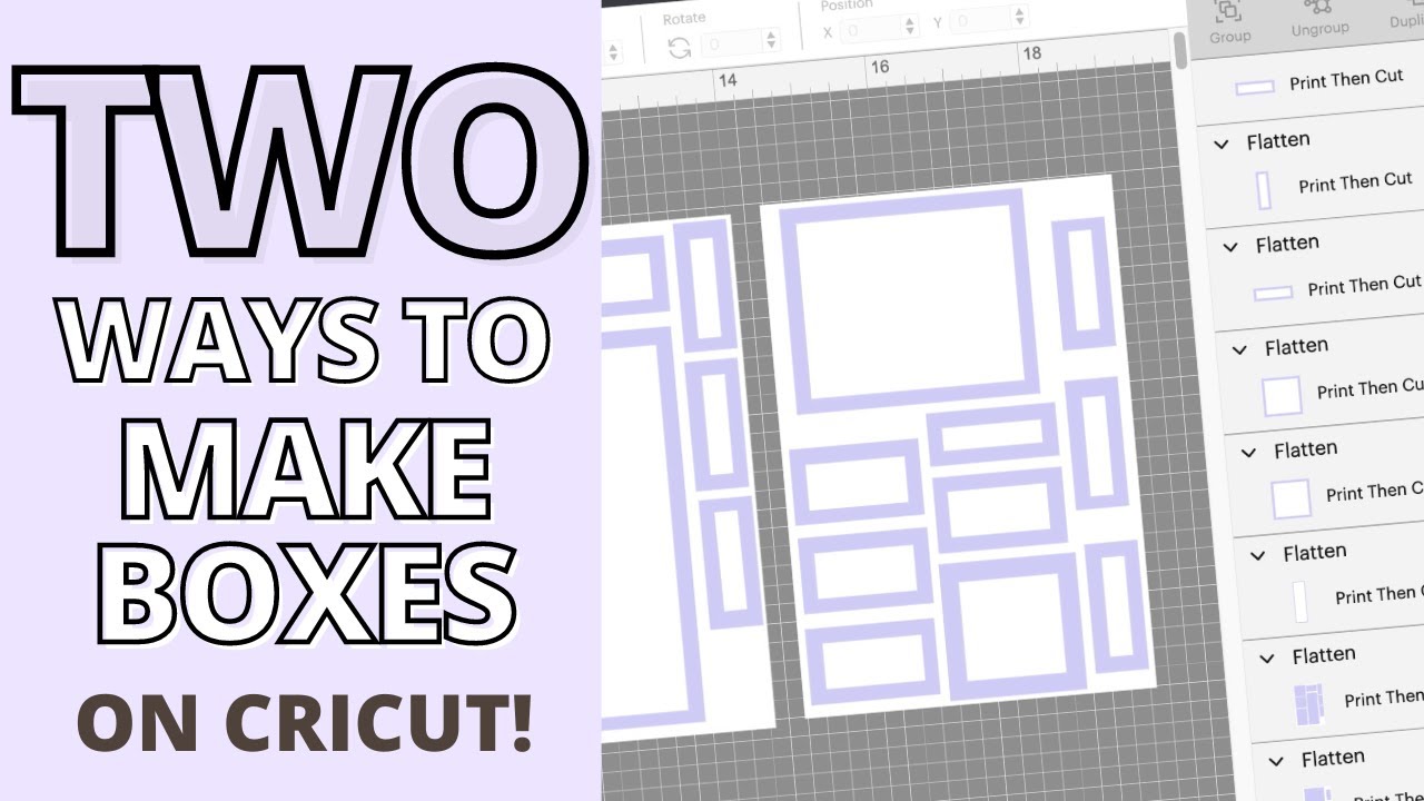TWO WAYS TO MAKE COLORFUL BOXES FOR YOU PLANNER | CRICUT TUTORIAL | PLANNER STICKERS