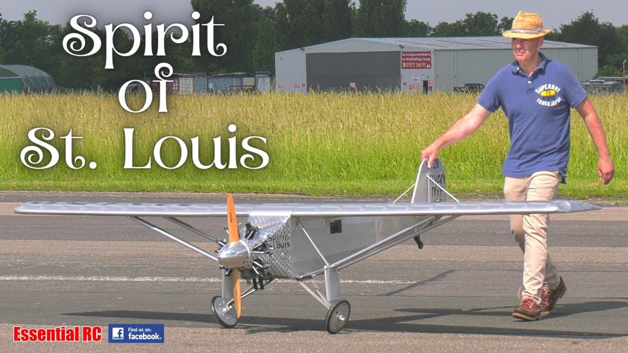 ICONIC RC REPLICA ! SPIRIT OF ST. LOUIS | FIRST SOLO NON-STOP TRANSATLANTIC FLIGHT