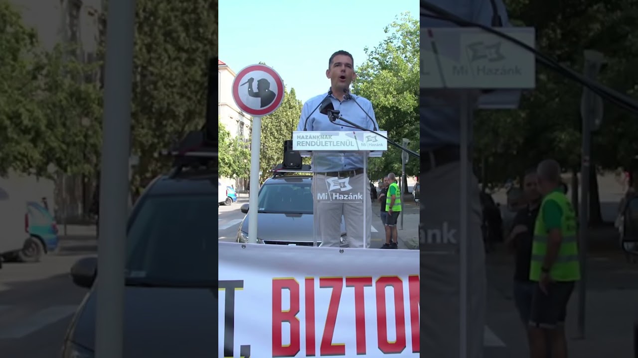 📢Demonstr&aacute;ci&oacute; Szolnokon a k&ouml;zbiztons&aacute;g&eacute;rt❗️ #magyarjelen #mihaz&aacute;nk #szolnok #t&uuml;ntet&eacute;s
