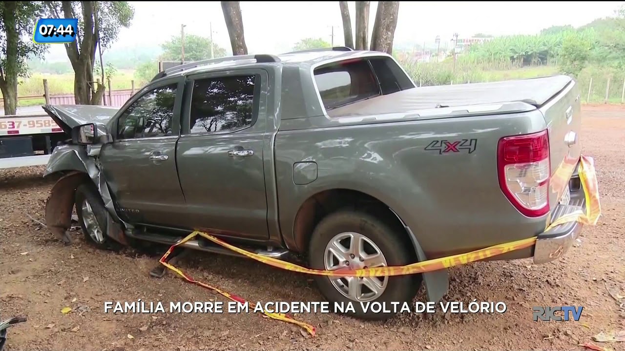 Família de Blumenau morre em acidente na volta de velório em Toledo, no Paraná