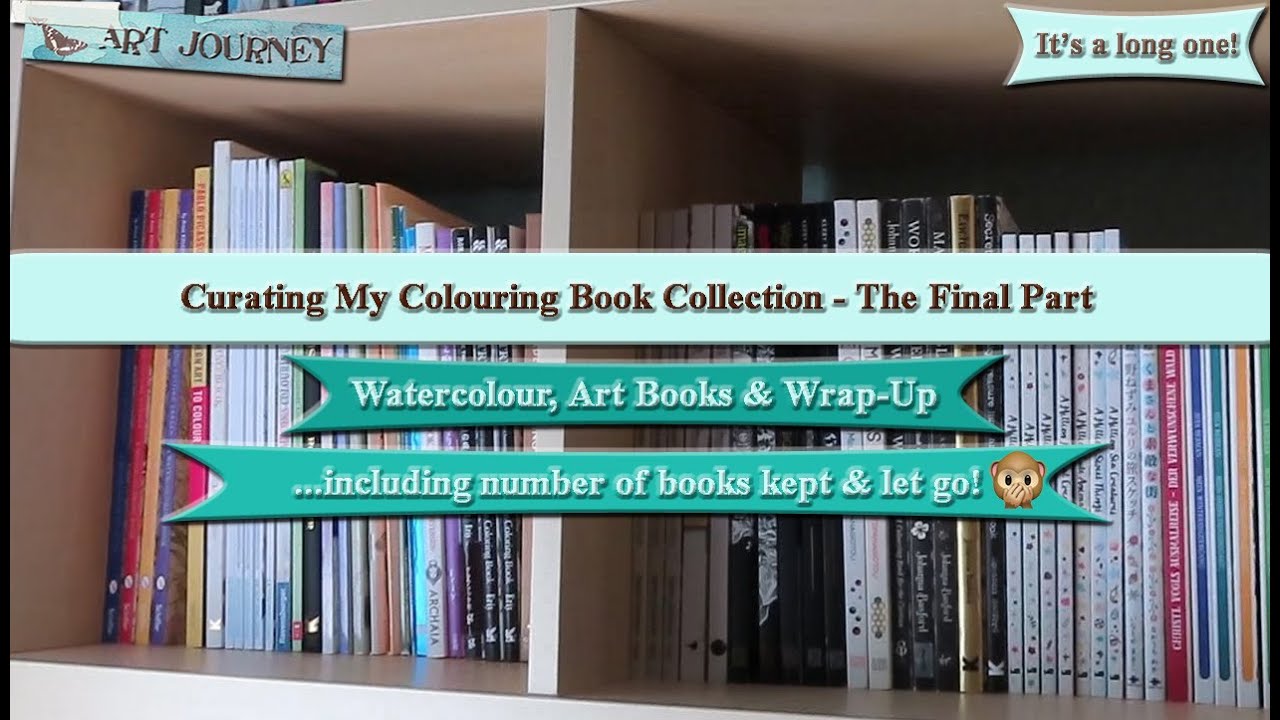 Colouring Book Collection - Konmari - Only Keeping What I Love - Adult Coloring Destash Part 7