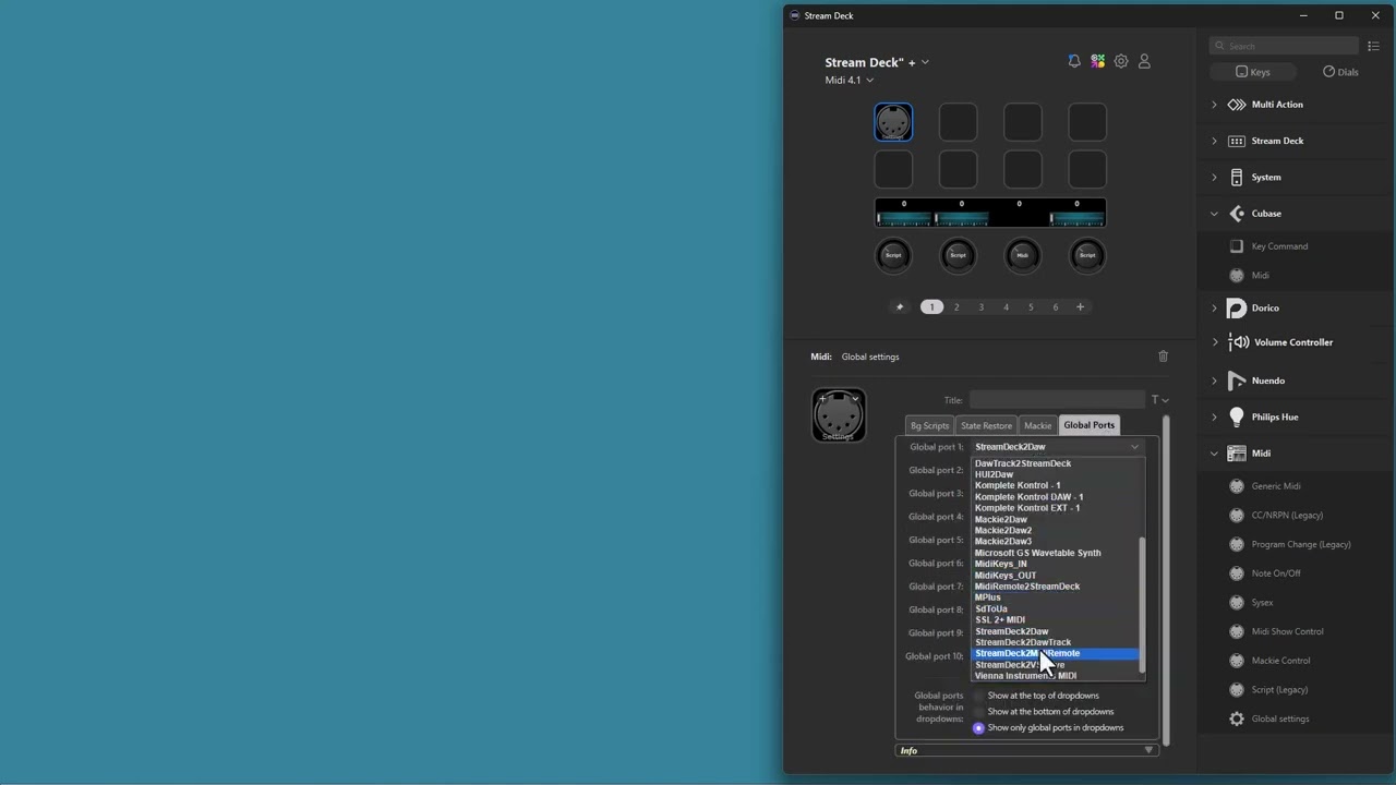Stream Deck Midi plugin 4.1 update, part 1