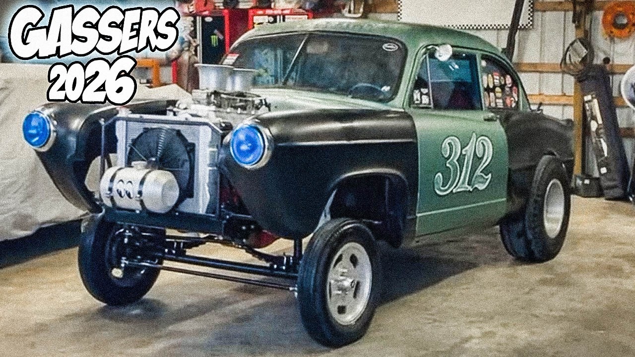 Top 40 Straight Axle Cars. Old Gassers of the 60's Ep.120