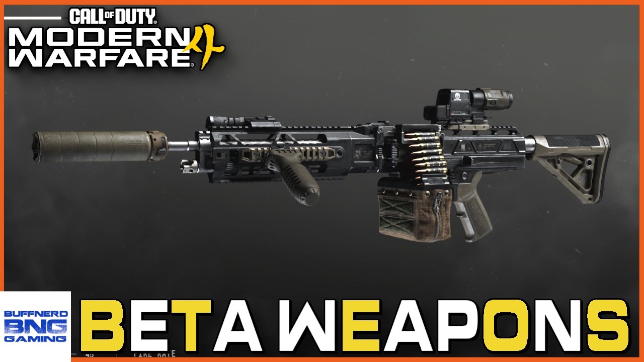 Все оружие бета-версии &mdash; Modern Warfare 4