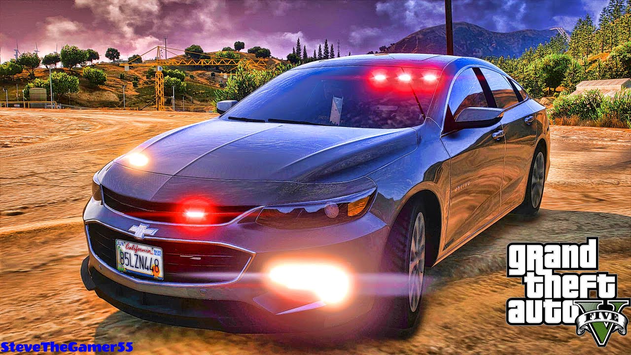 Шерифский патруль|| Мод GTA 5 Lspdfr|| #lspdfr #stevethegamer55