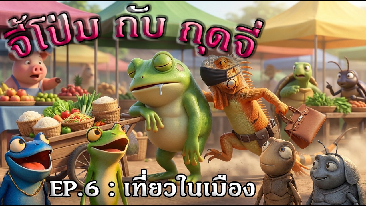 จี้โป่ม กับ กุดจี่ - EP.6 ตอน : เที่ยวในเมือง