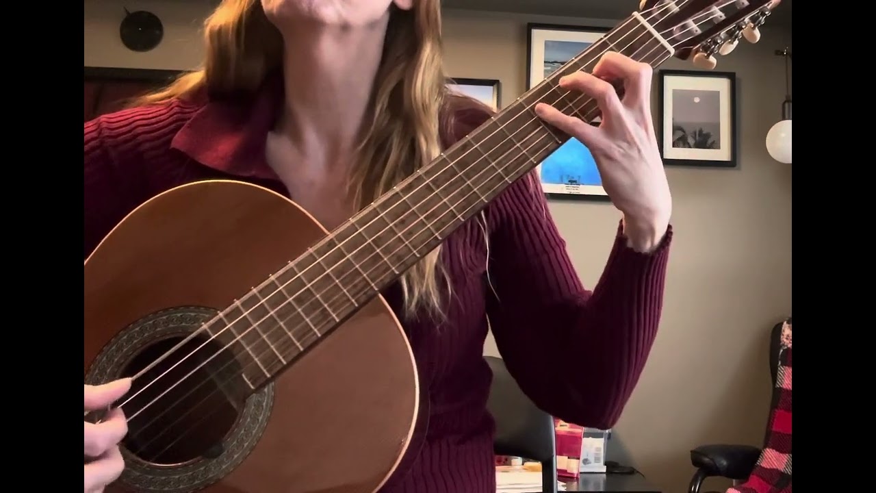 ‘Danse de village’, Classical Guitar; Traditional Arr. Claude Gagnon Cover.