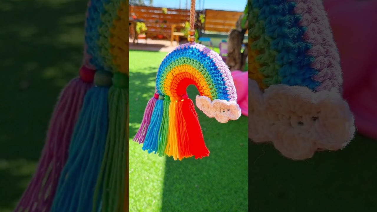 arcoiris Crochet Divina Violeta #crochet #crochetpatterns #crocheting #crochetting #amigurumi