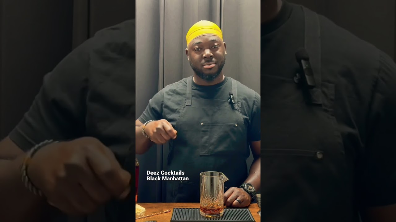 Black Manhattan #drinkshow #recipe #video #craftcocktail #deezcocktails #drinks #cocktail #drinking