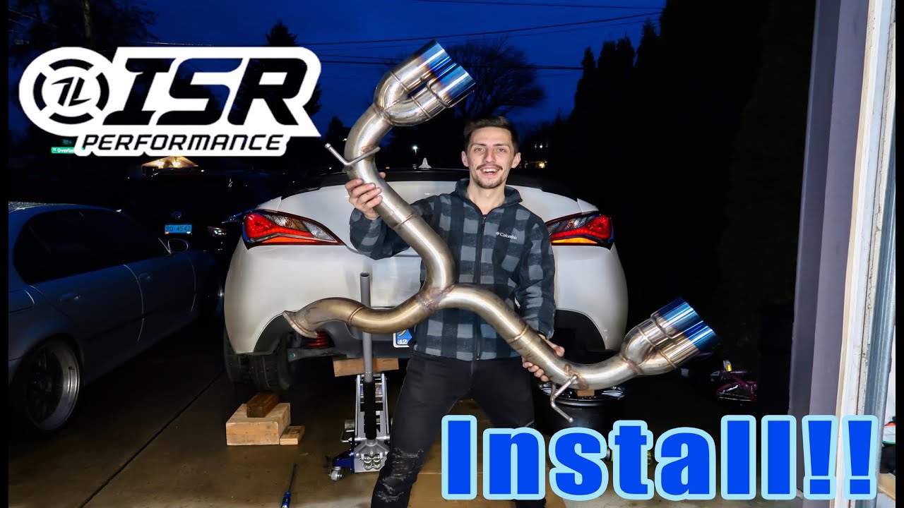 Installing An ISR Race Exhaust On A Genesis Coupe!!