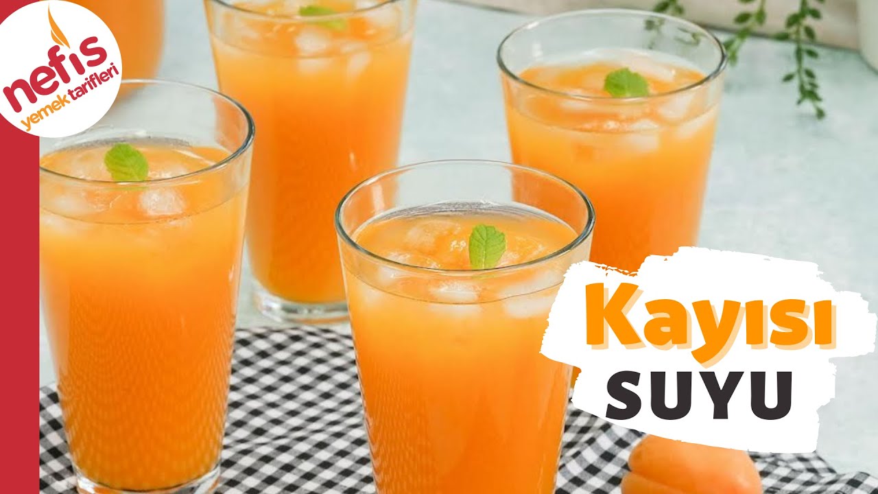 EN KOLAY EV YAPIMI KAYISI SUYU TARİFİ 🧡