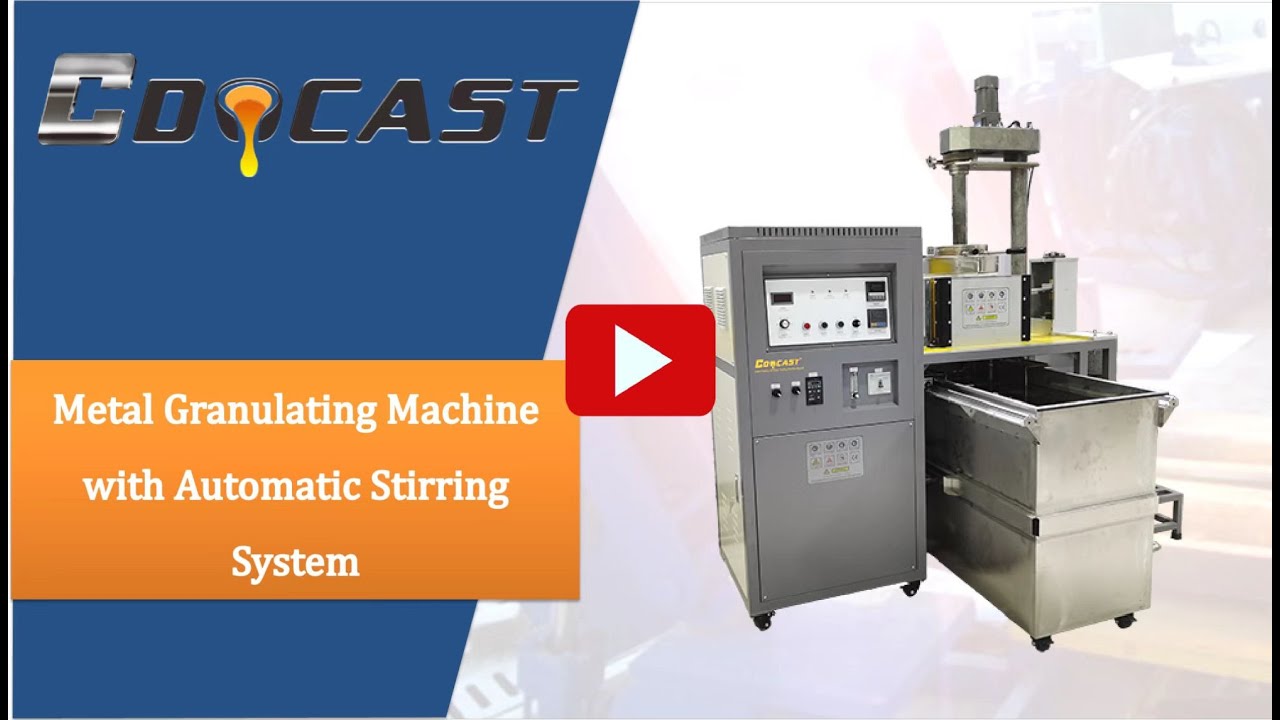 How to make Gold/Silver/Copper granulation/granules?- Cdocast gold silver copper granulating machine
