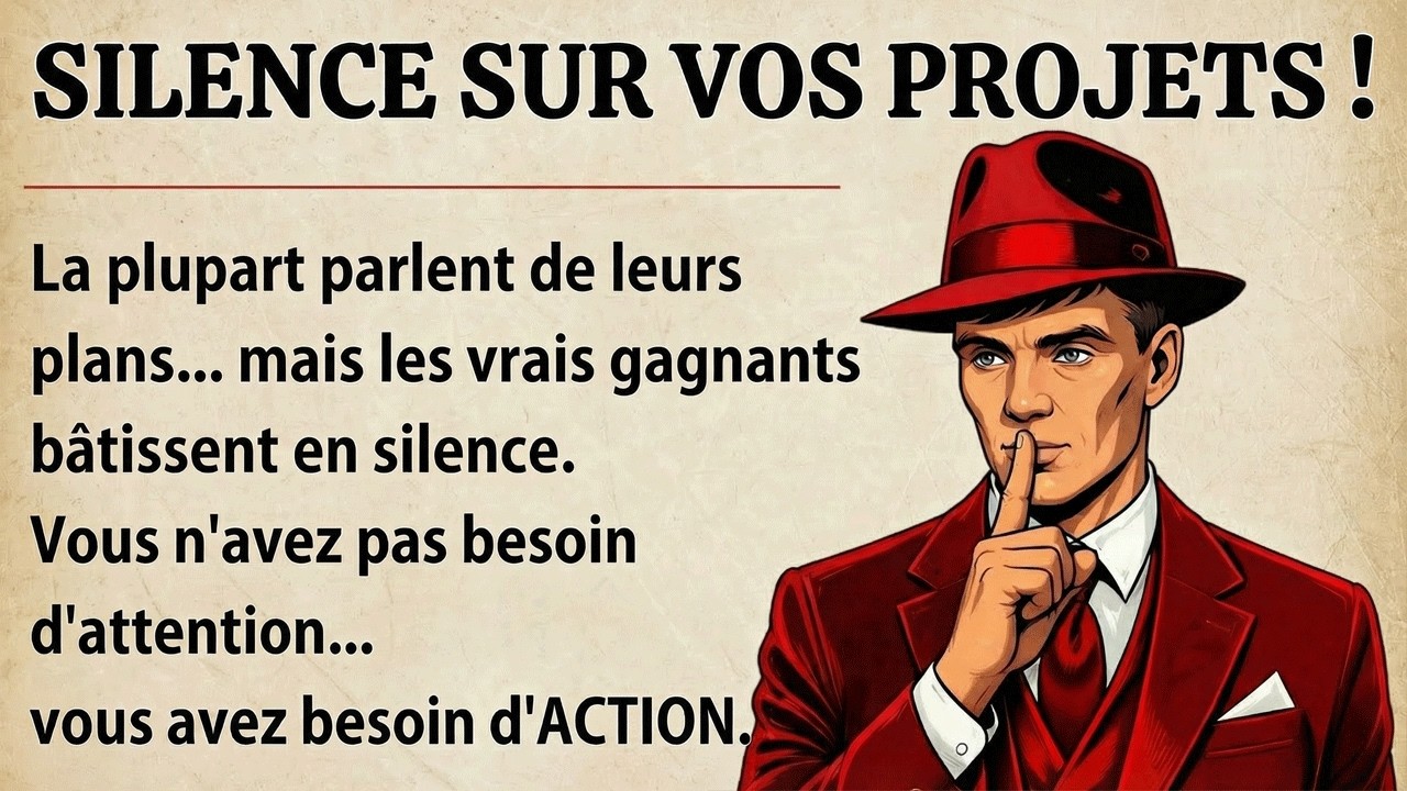 NE R&Eacute;V&Eacute;LEZ PAS VOS PLANS &Agrave; TOUT LE MONDE || Histoire simple pour d&eacute;butants (A1&ndash;A2)
